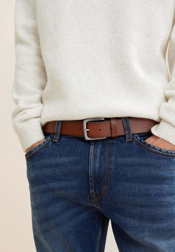 TOM TAILOR TTSCOTT - Belt - light brown uni