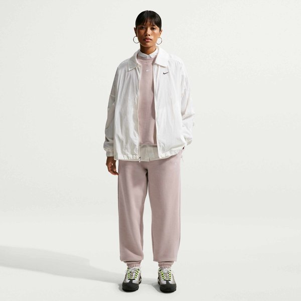Nike Sportswear W NK STDO FLC MW HR OS CFF PNT - Tracksuit bottoms - cream ii/sail