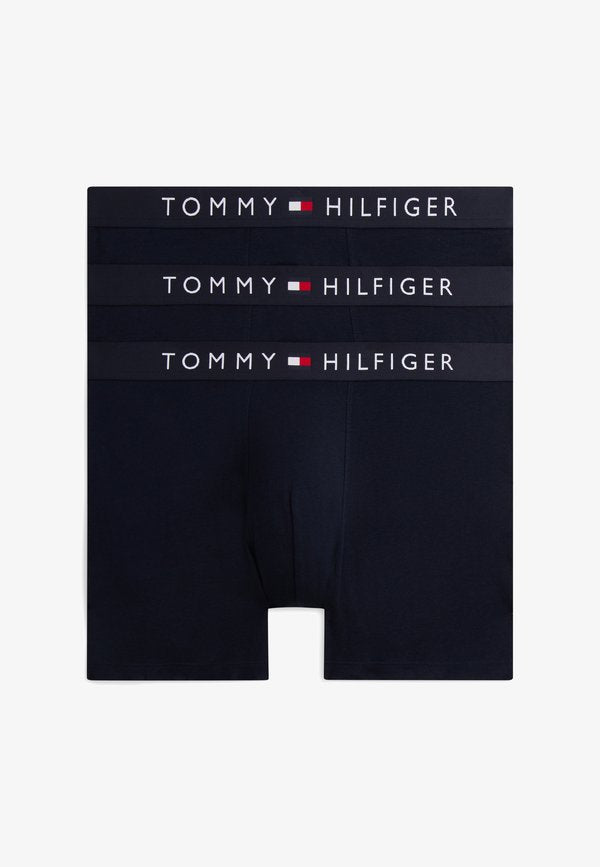Tommy Hilfiger 3-PACK TH ORIGINAL LOGO BOXER BRIEFS - Trunks - navy blue/navy blue/navy blue