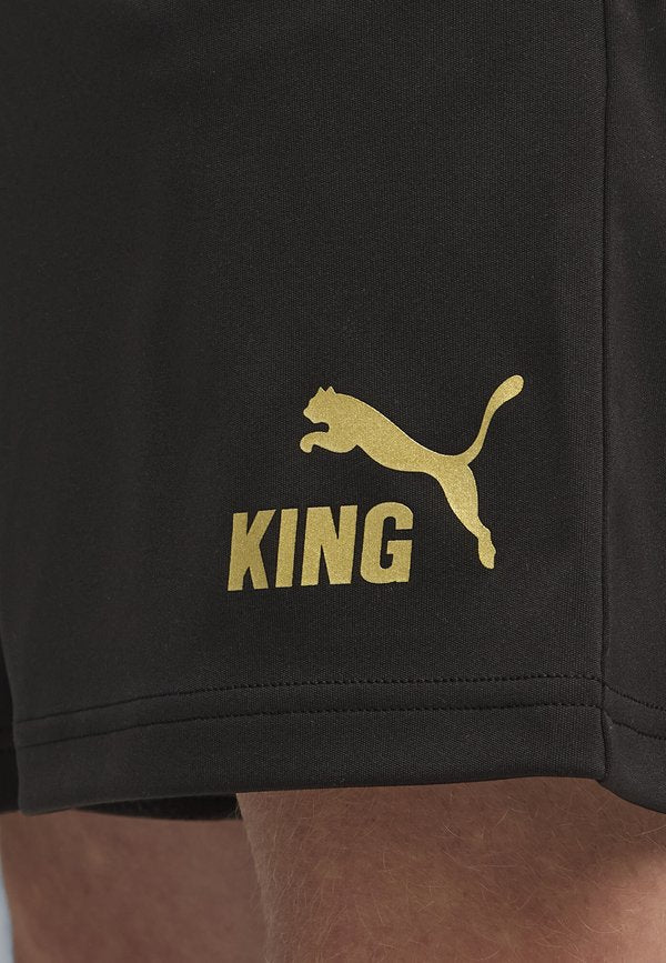 Puma KING TOUCH - Sports shorts - black gold