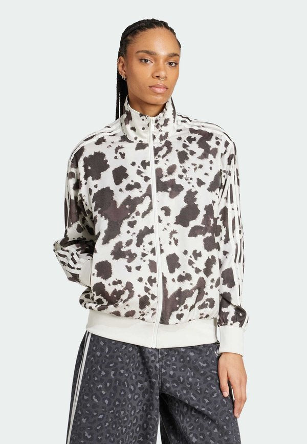 adidas Originals COW PRINT SATIN - Training jacket - multicolor off white