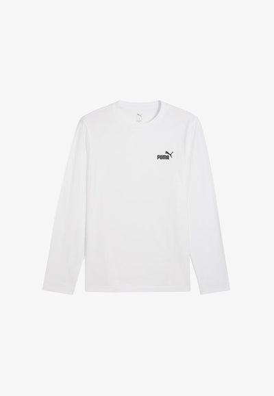 Puma ESSENTIALS NO. 1 LOGO  - Long sleeved top - white