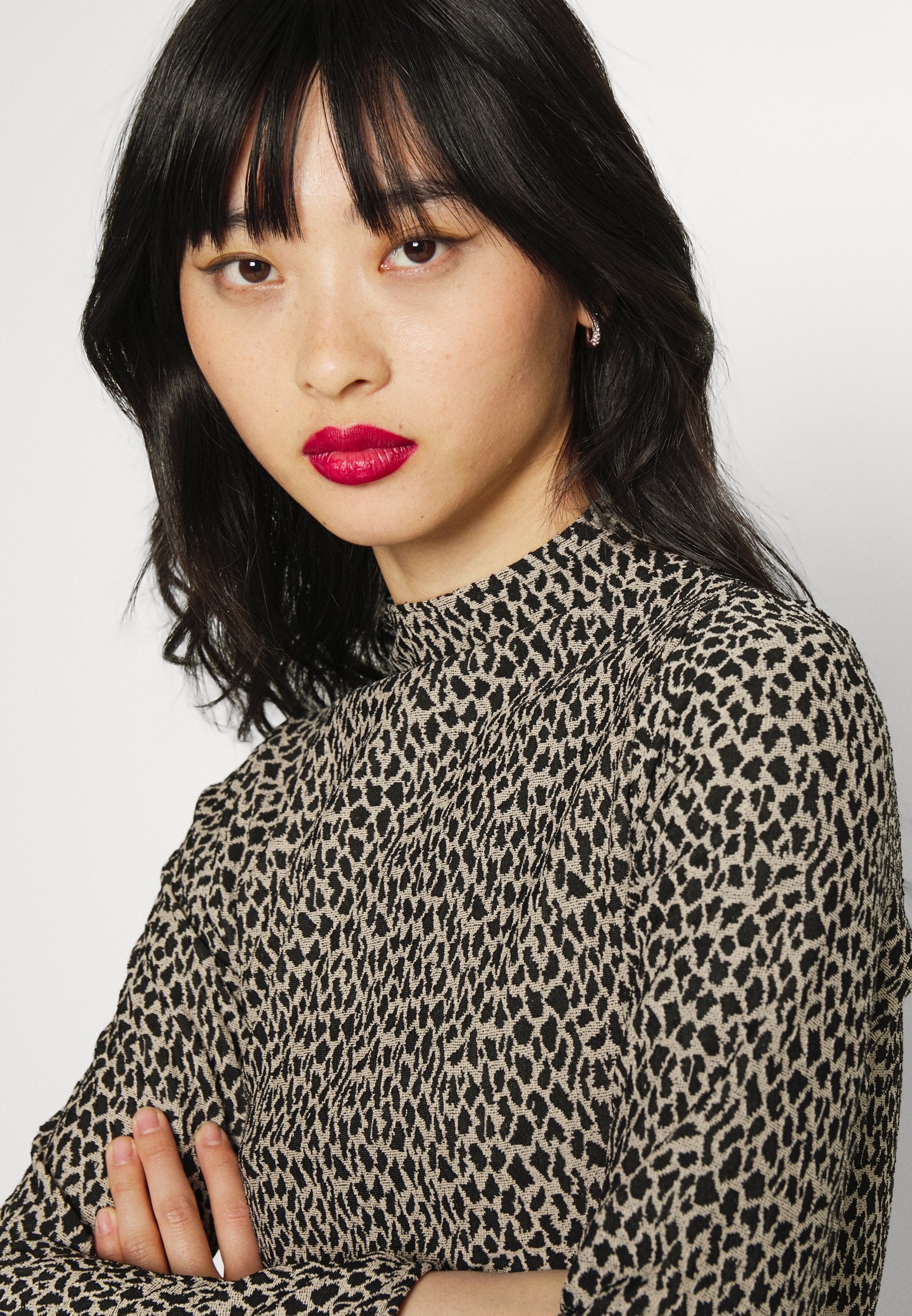 Missguided Petite DRAWSTRING ANIMAL MINI DRESS