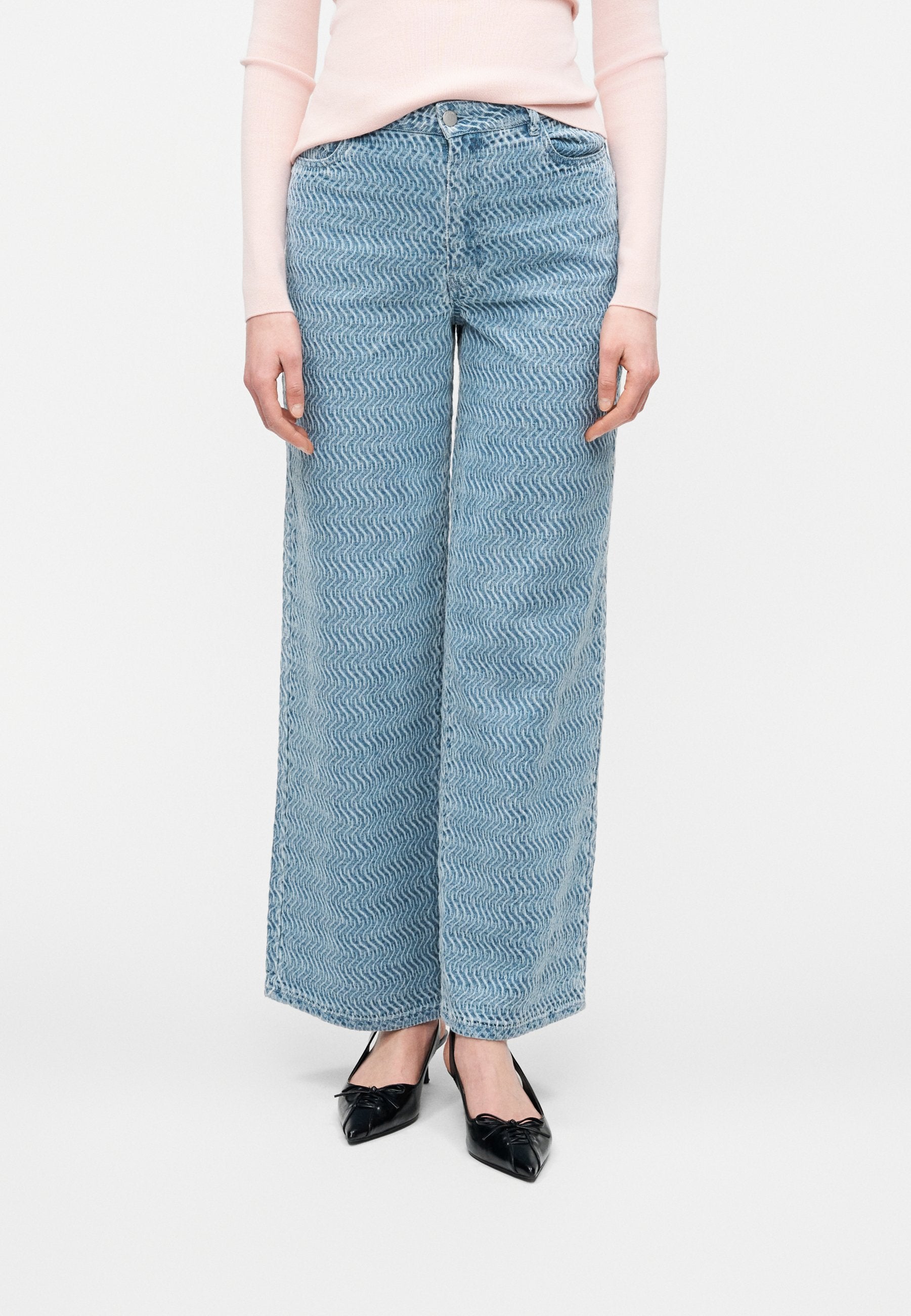 JDY JDYNICO STRUCTURE WIDE JEANS