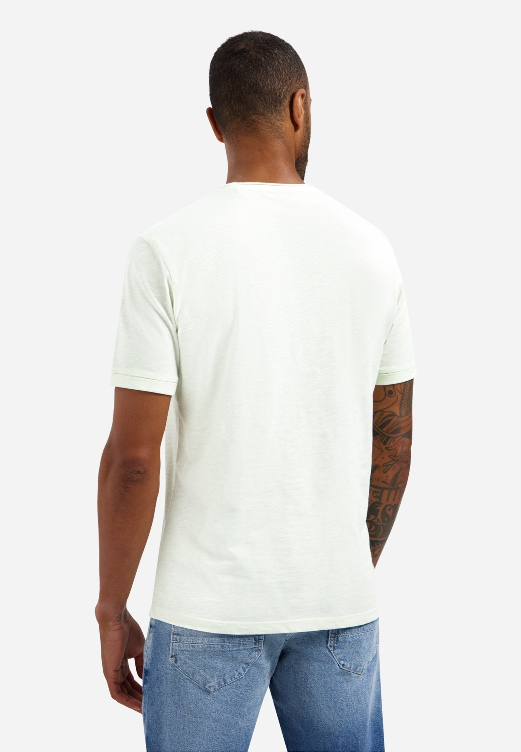 NO EXCESS SLUB WITH ROUND NECK