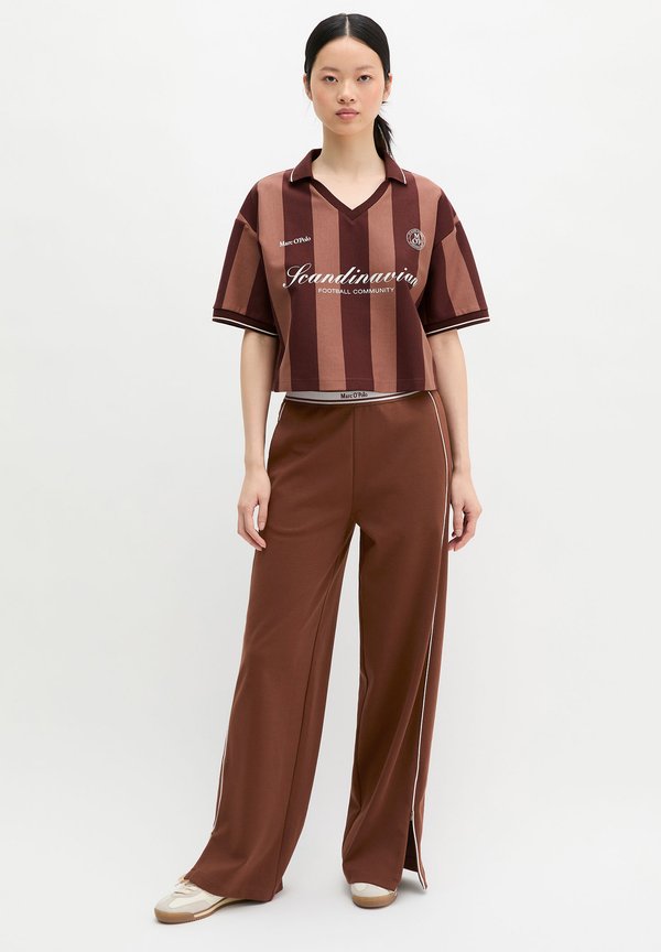 Marc O'Polo MOP CLUB '67 FOOTBALL TRIKOT SHIRT, CROPPED, STRIPED