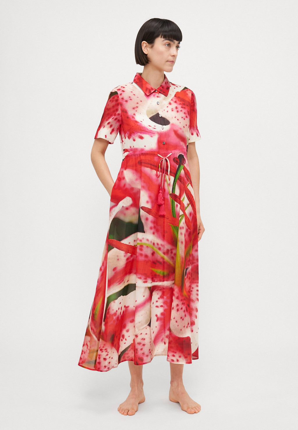 Tory Burch PRINTED SHIRT DRESS