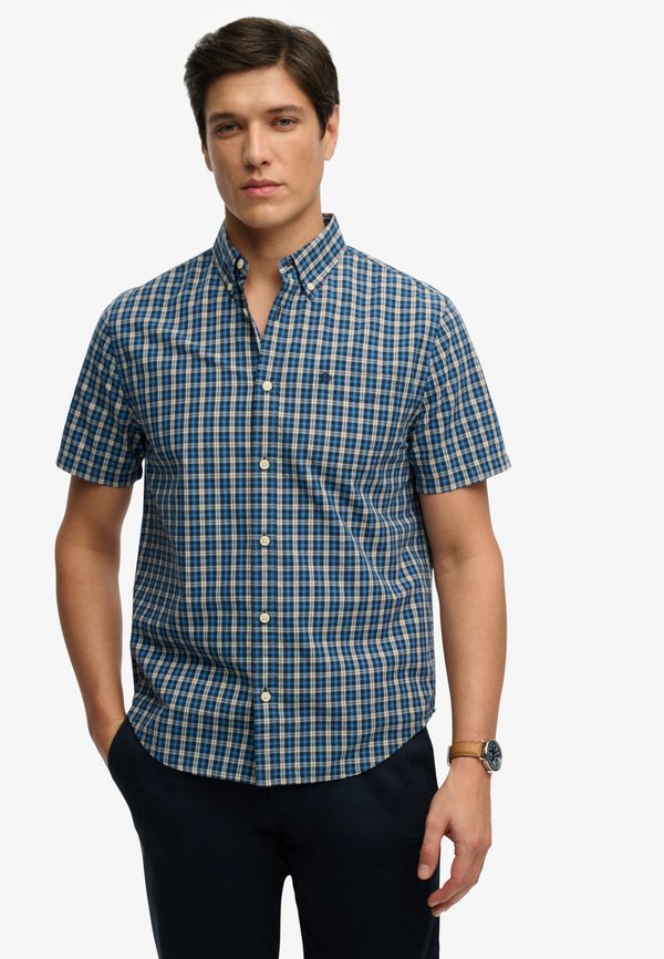 Superdry & Co Shirt - quays navy check