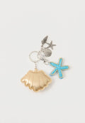 ONLY ONLSAGA SHELL CHARM - Keyring - frosted almond