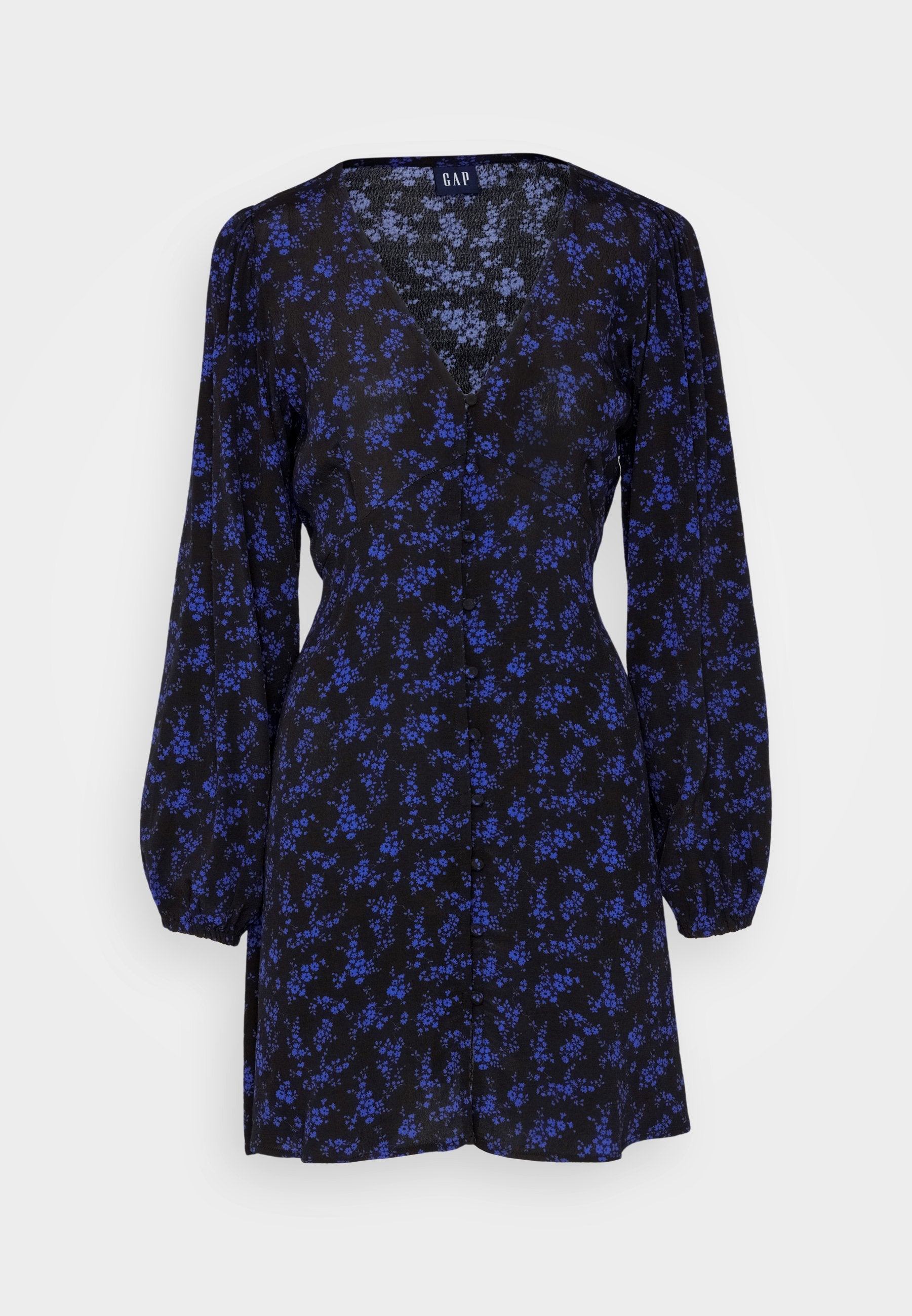 BUTTON FRONT MINI DRESS - GAP - View 1