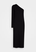 NU-IN ASYMMETRICAL SLEEVE MIDI DRESS