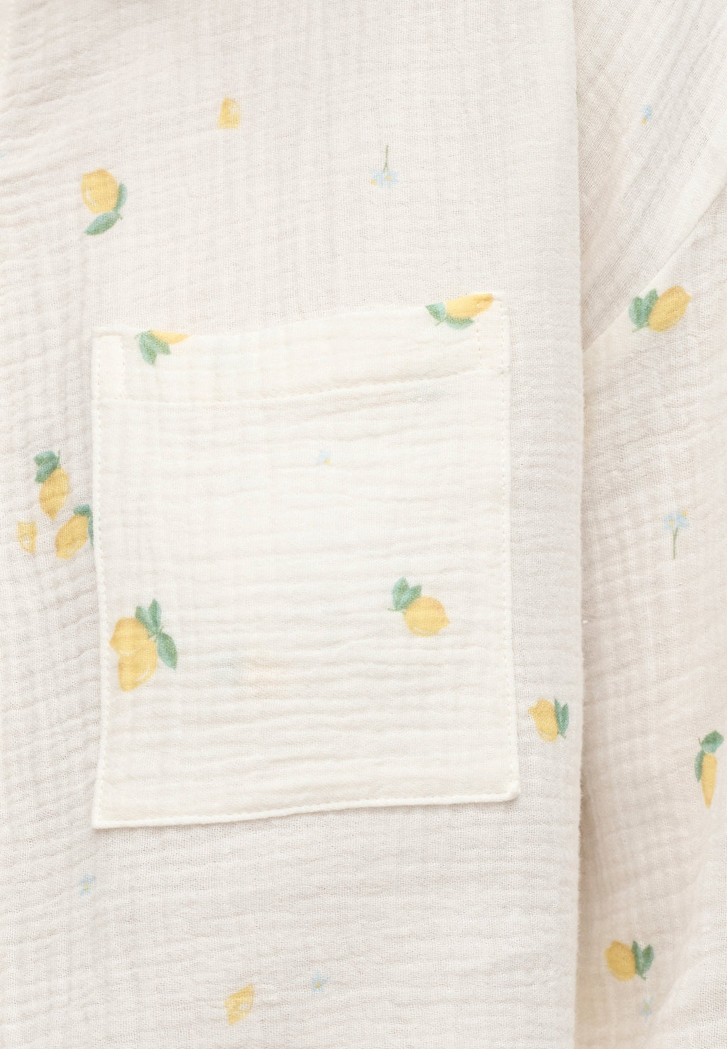 Anna Field LEMON PRINT MUSLIN COTTON NIGHTWEAR SET