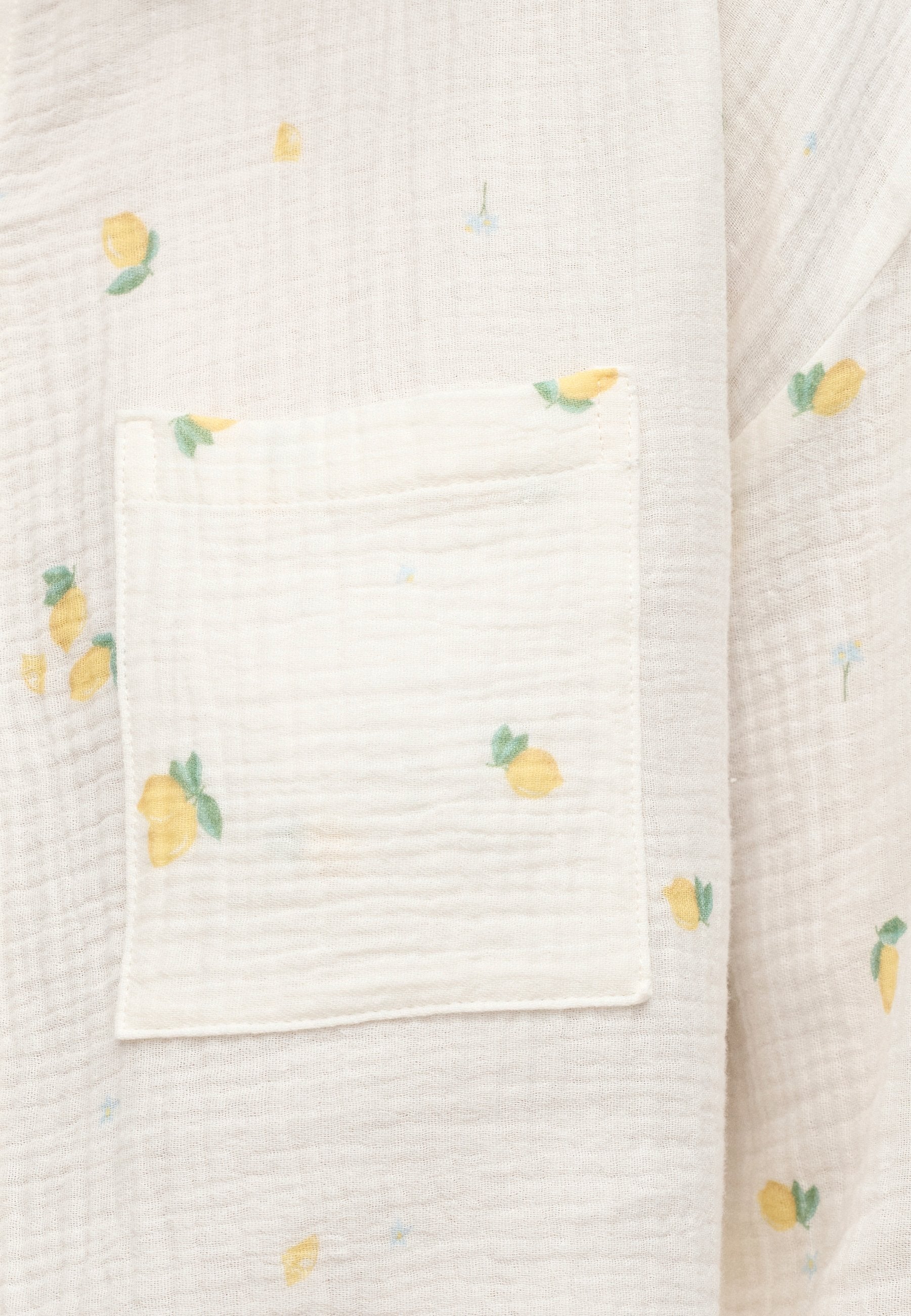 Anna Field LEMON PRINT MUSLIN COTTON NIGHTWEAR SET