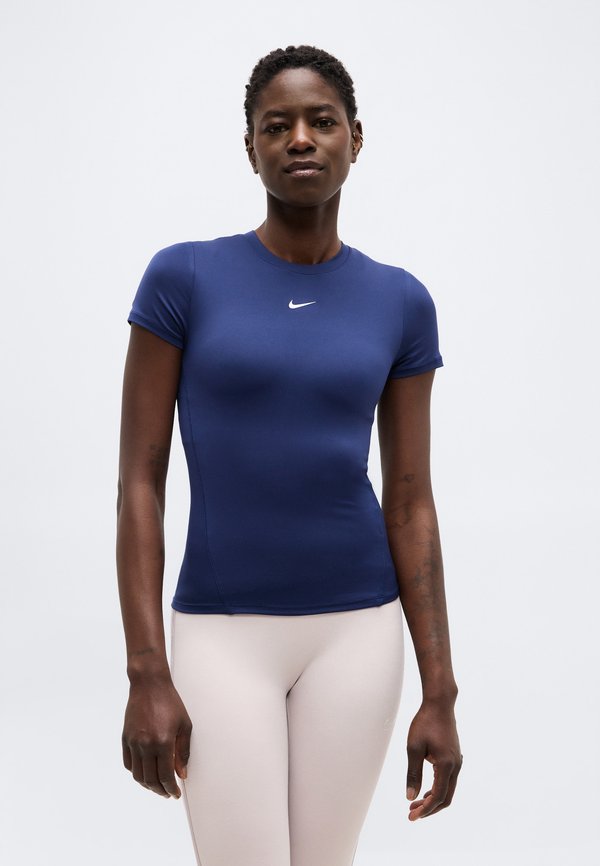 Nike Performance ONE - Sports T-shirt - midnight navy/white