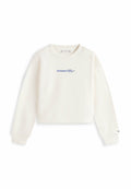 GLITTER LOGO RELAXED TERRY SWEATSHIRT Media 1