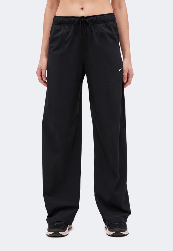 Nike Performance ONE WIDE LEG - Tracksuit bottoms - black/white