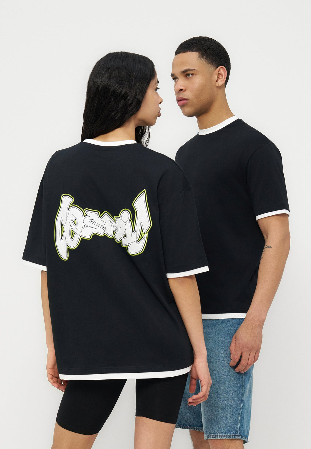YOURTURN OVERSIZED FIT DOUBLE HEM