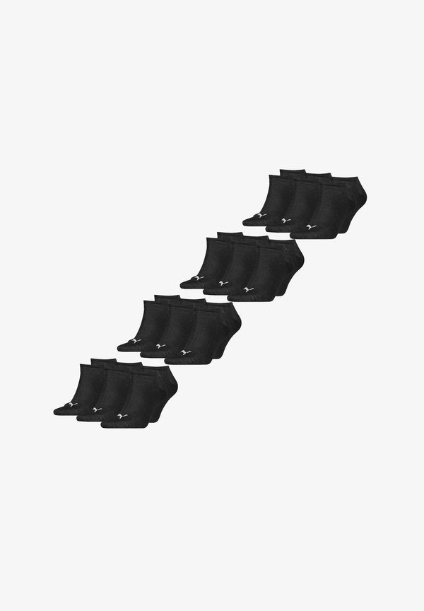 Puma 12PACK  - Sneaker socks - black