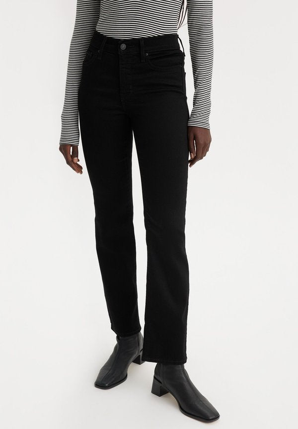 Levi's® 314™ SHAPING STRAIGHT JEANS - Straight leg jeans - soft black