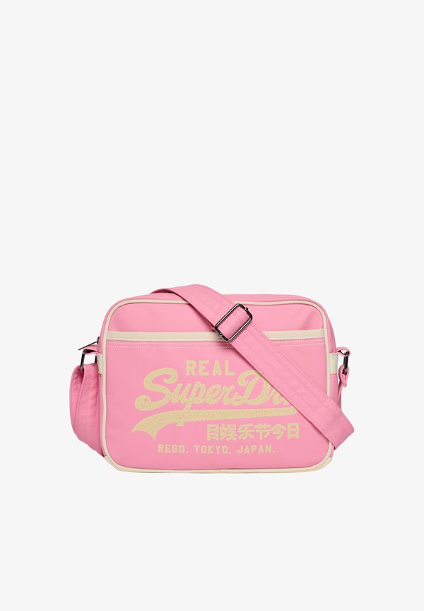 Superdry & Co SUPERDRY MINI ALUMNI CROSSBODY BAG.. - Cross body bag - sea pink