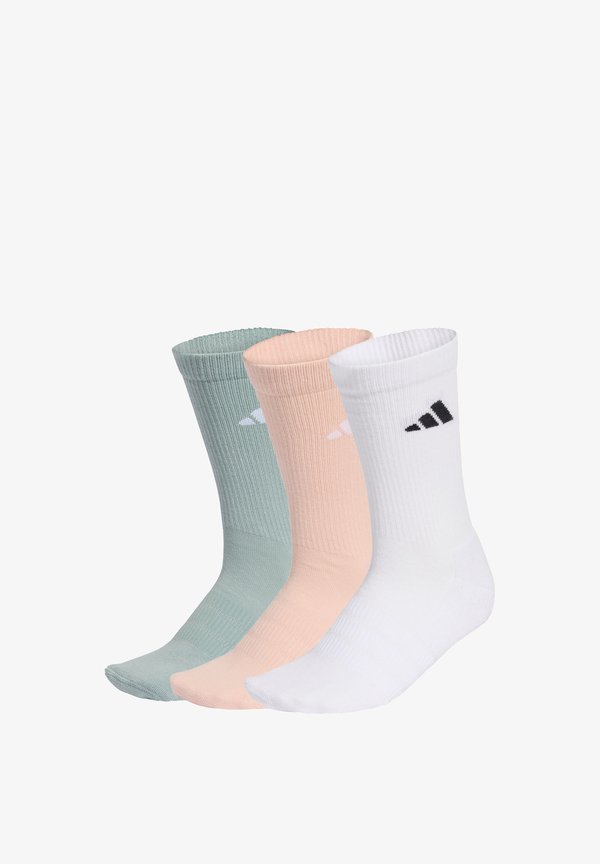 adidas Performance 3 PACK UNISEX - Sports socks - blush pink/white/wonder sage