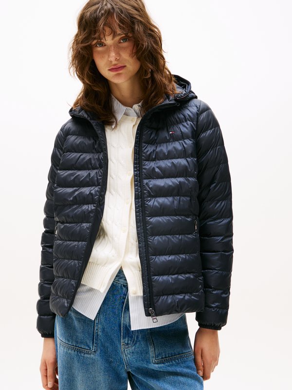 Tommy Hilfiger PADDED GLOBAL - Winter jacket - desert sky