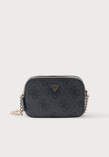 Guess NOELLE CROSSBODY CAMERA - Cross body bag - coal