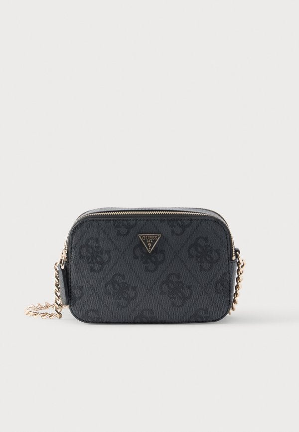 Guess NOELLE CROSSBODY CAMERA - Cross body bag - coal