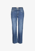 Vero Moda Straight fit VMELIA High rise - Straight leg jeans - medium blue denim