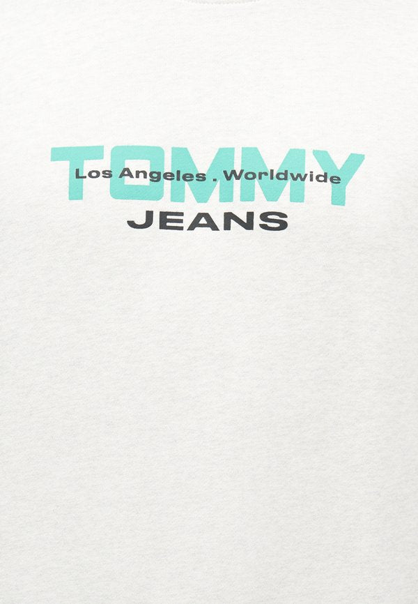 Tommy Jeans LOGO SUEDED TERRY CREW NECK SWEATSHIRT