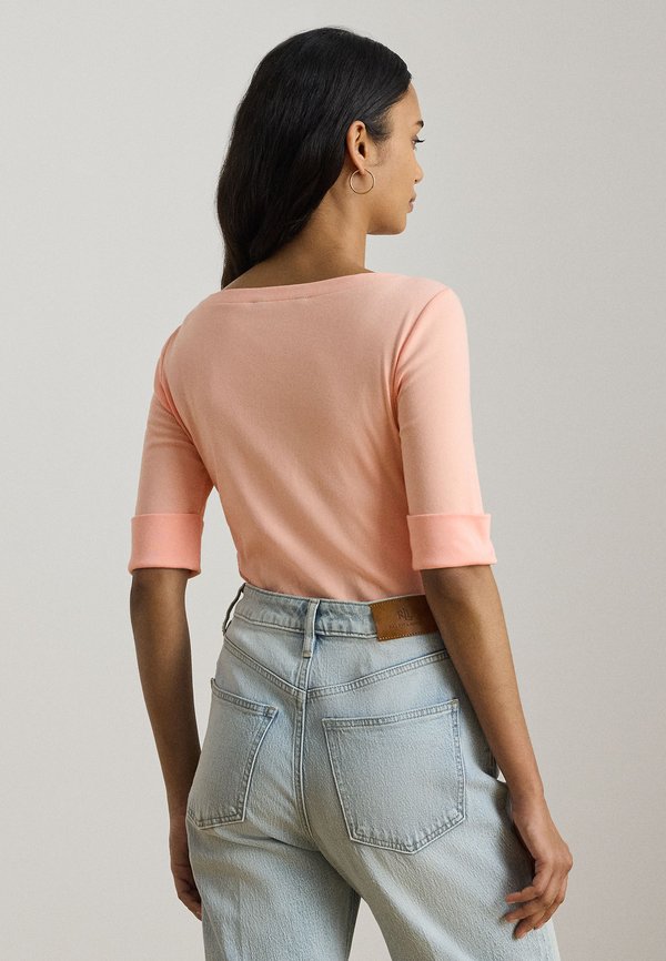 Lauren Ralph Lauren Petite STRETCH COTTON BOATNECK TEE