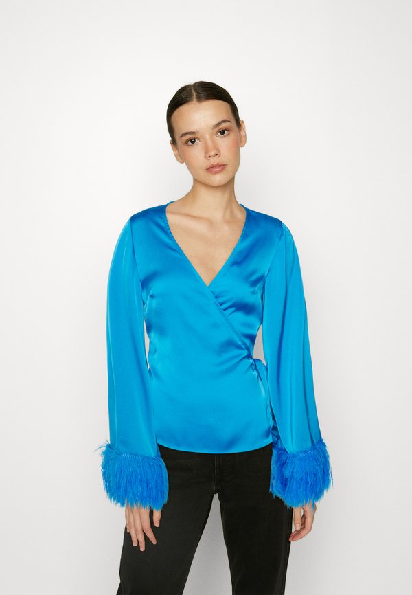 Glamorous TRIM WRAP BLOUSE