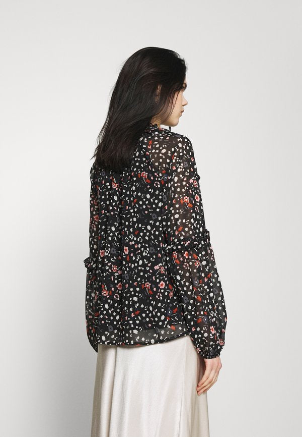 Vero Moda VMMILLE V NECK FRILL
