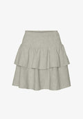 Vero Moda VMLUNA High waist Short - A-line skirt - silver lining