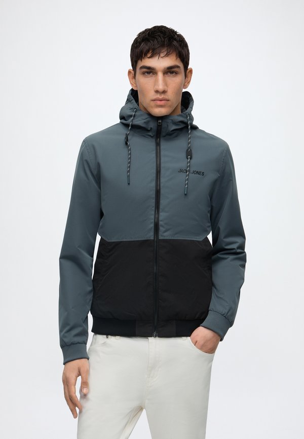 Jack & Jones RUSH  - Light jacket - turbulence detail black/white blocking