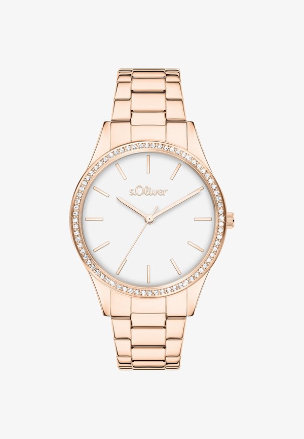 s.Oliver CLASSIC SPARKLE - Watch - roségold