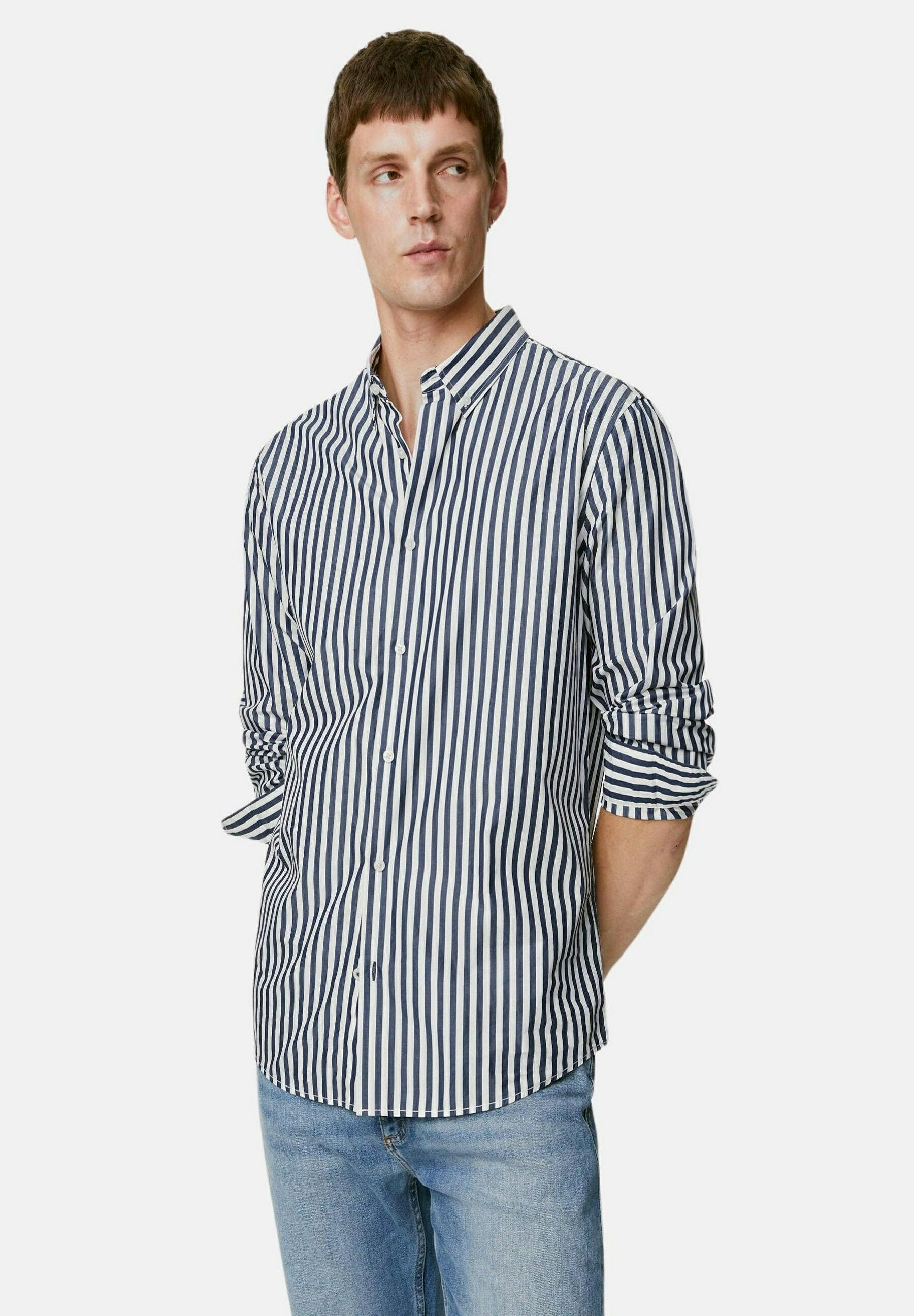 Marks & Spencer STRIPPED COLLARED