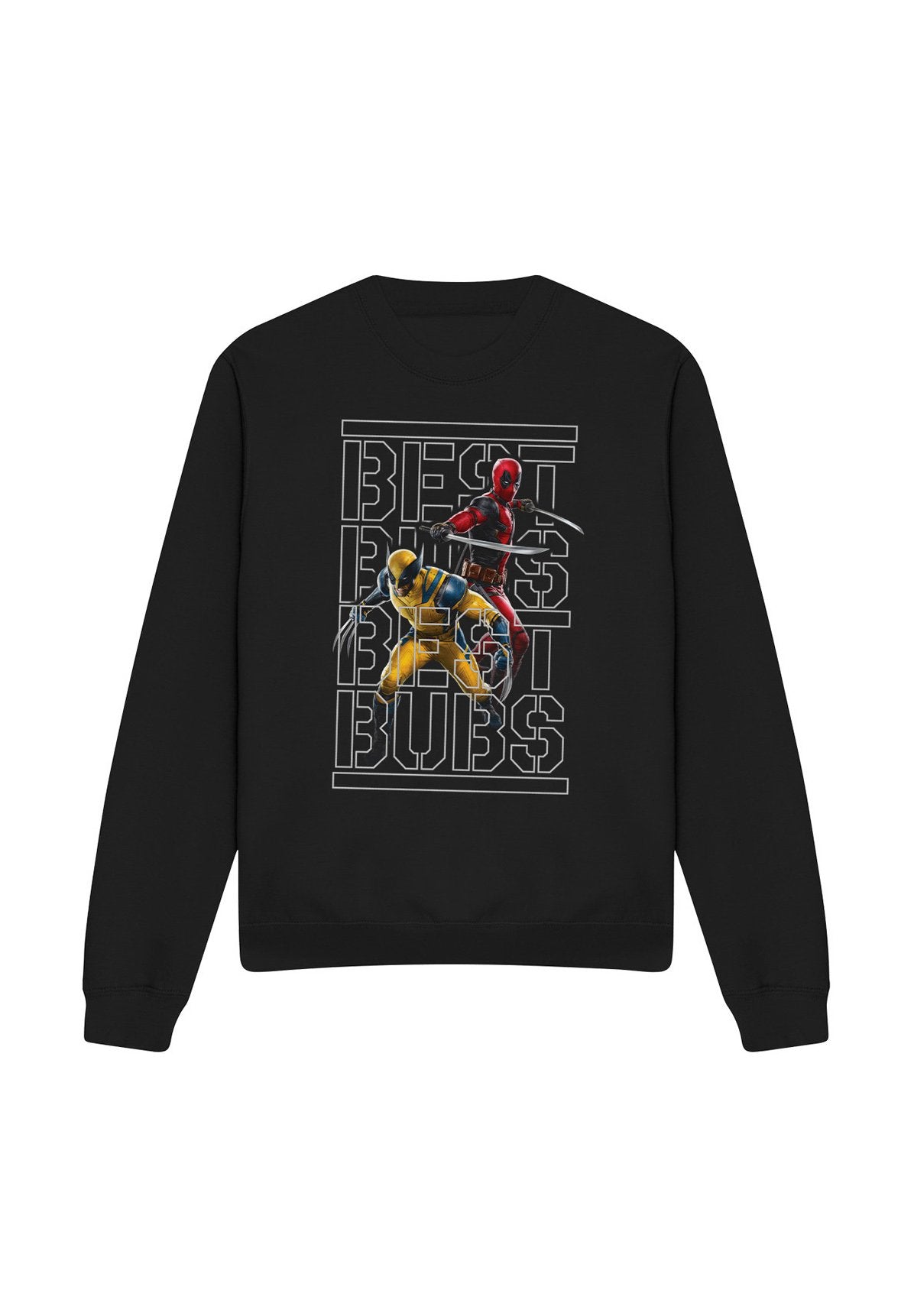 Marvel DEADPOOL WOLVERINE BEST BUBS STENCIL