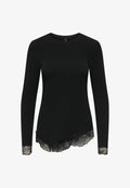 ONLY TOP ONLGLAMOUR TOP - Long sleeved top - black