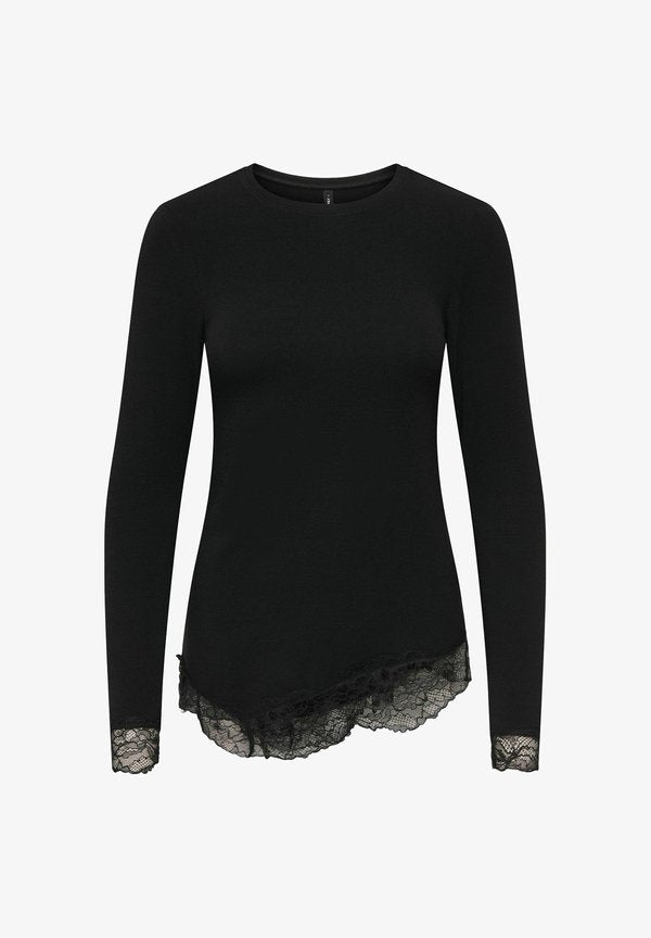 ONLY TOP ONLGLAMOUR TOP - Long sleeved top - black