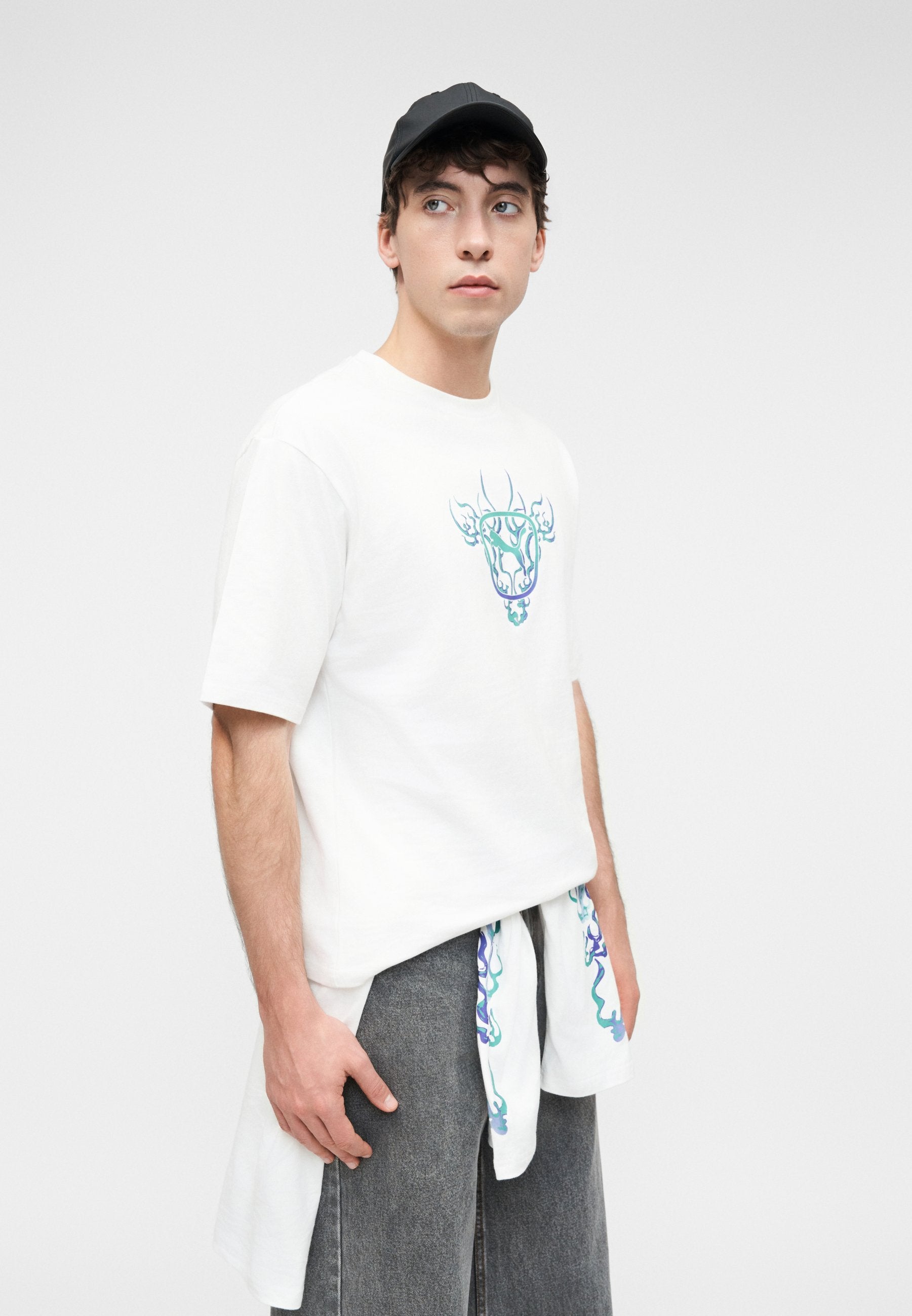 Puma BOXY GRAPHIC TEE UNISEX