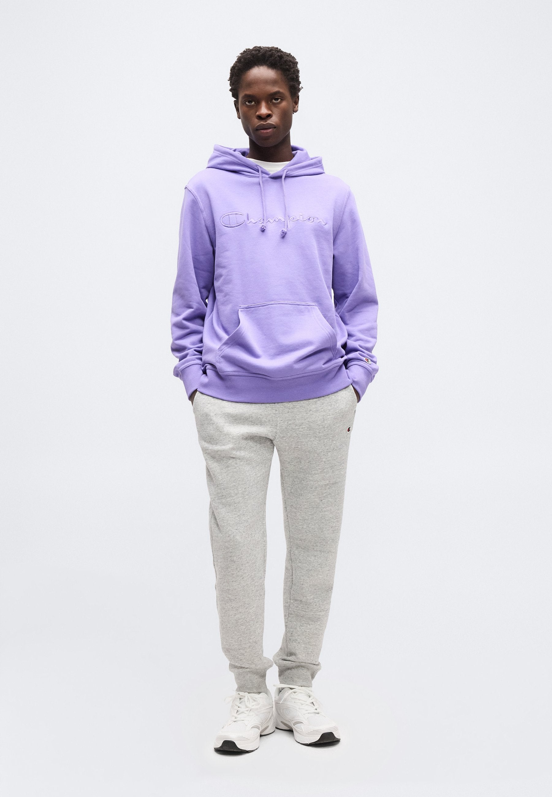 Champion ICONS TONAL HOODIE WITH BIG LOGO