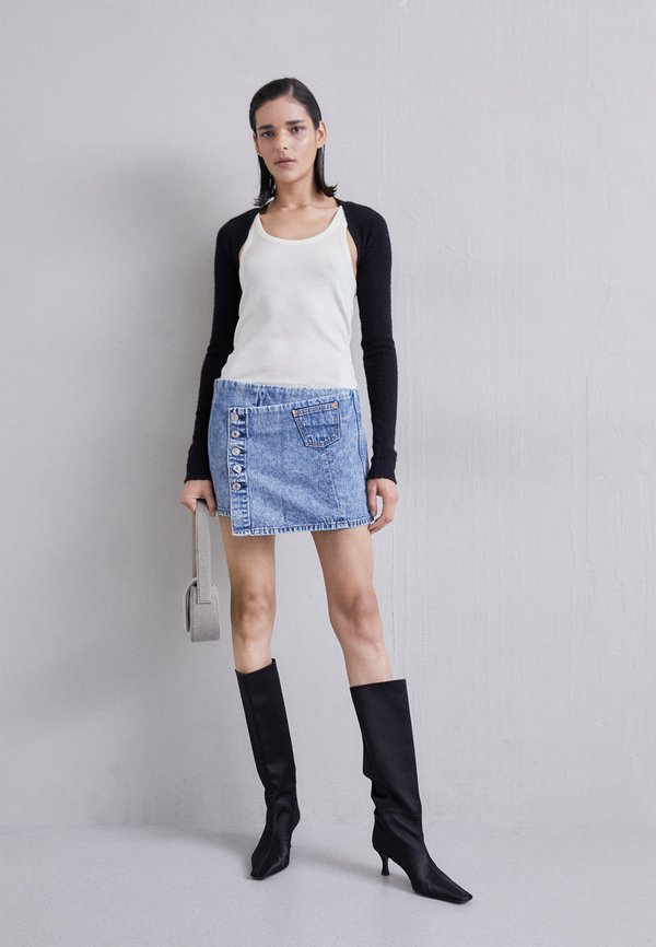 RE/DONE WRAP SKIRT