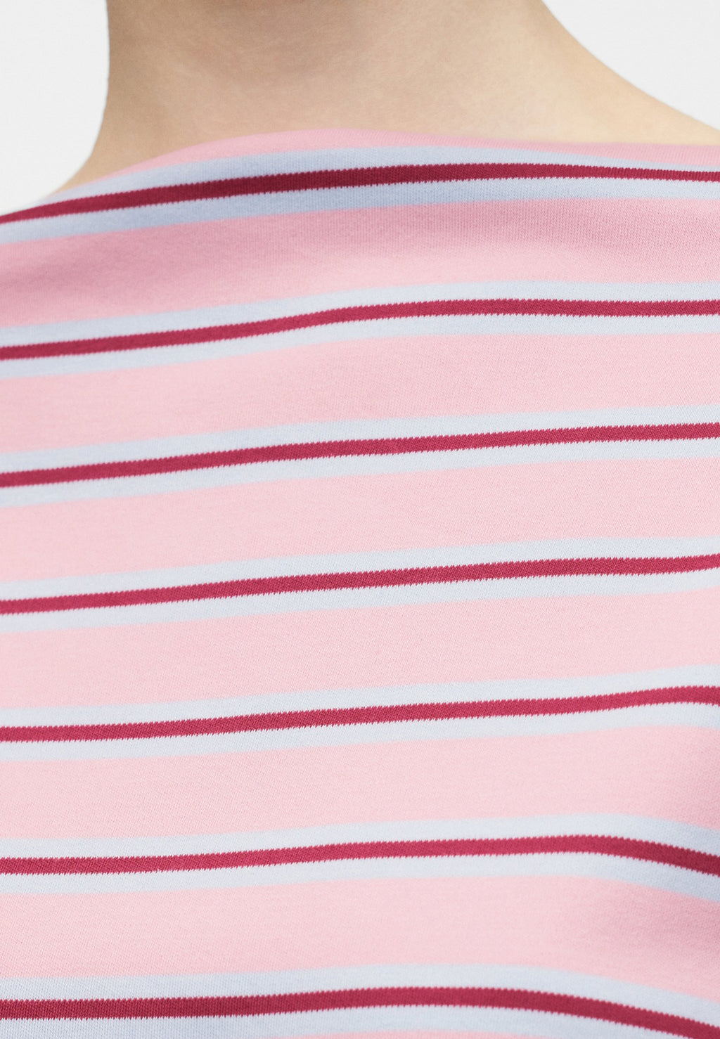 Selected SLFPOLLY BOATNECK STRIPED TEE
