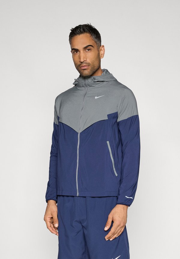 Nike Performance Windbreaker - smoke grey/midnight navy