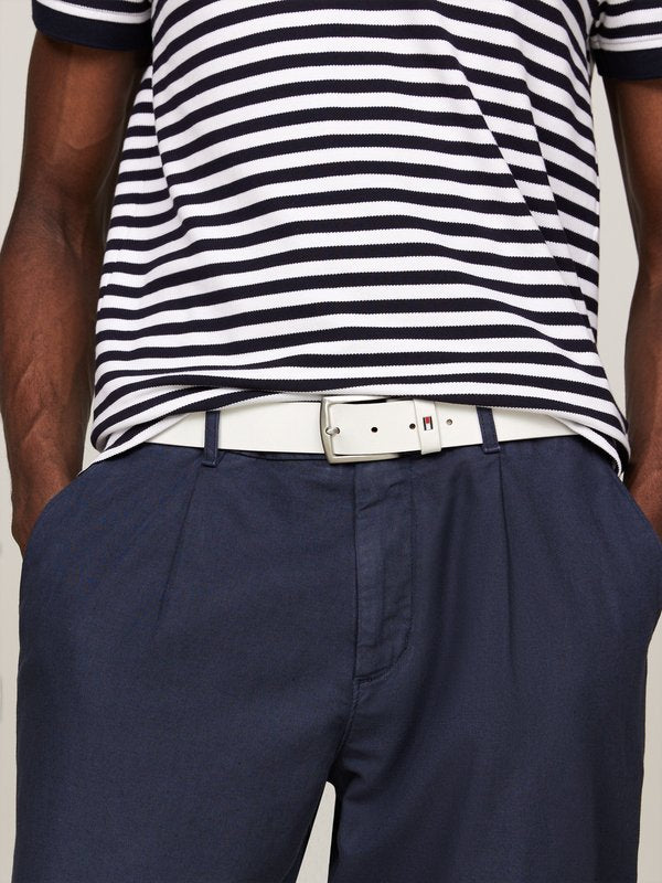 Tommy Hilfiger NEW DENTON BELT - Belt - optic white