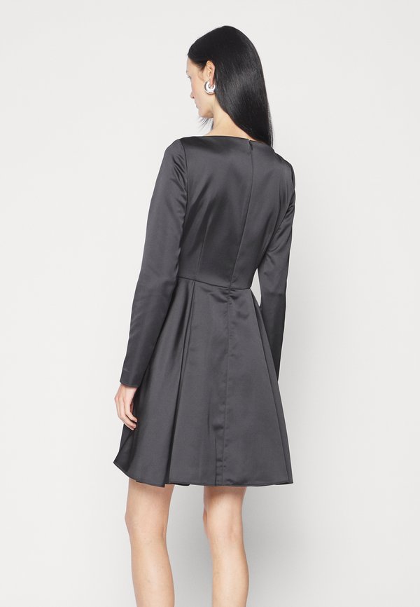 Sara Battaglia SWEETHEART NECK MINI DRESS