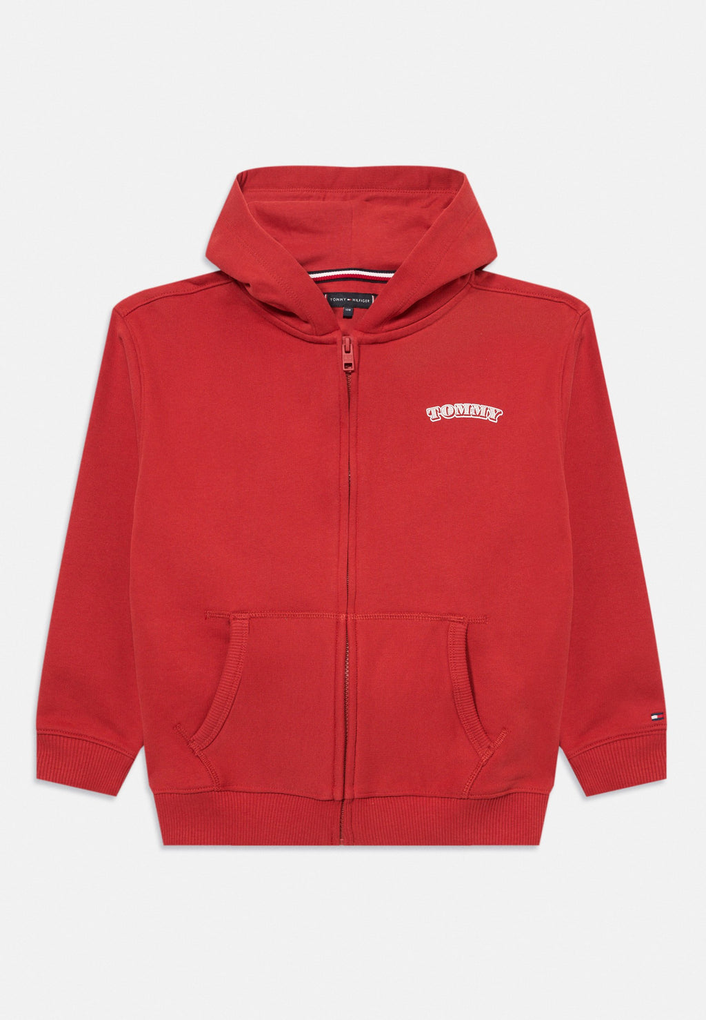 TEXTURED BACK LOGO ZIP-THRU HOODY Media 1