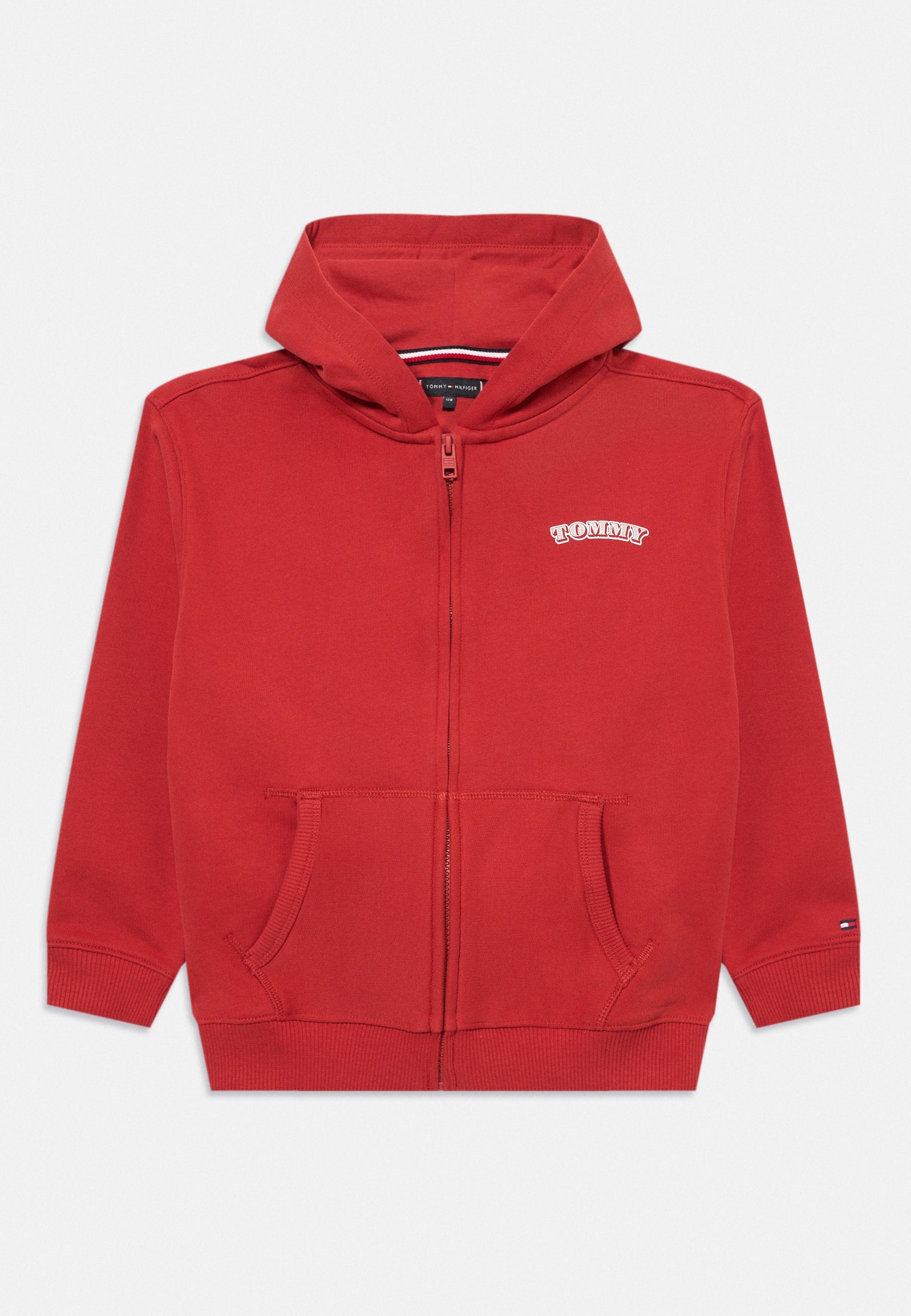 TEXTURED BACK LOGO ZIP-THRU HOODY Media 1