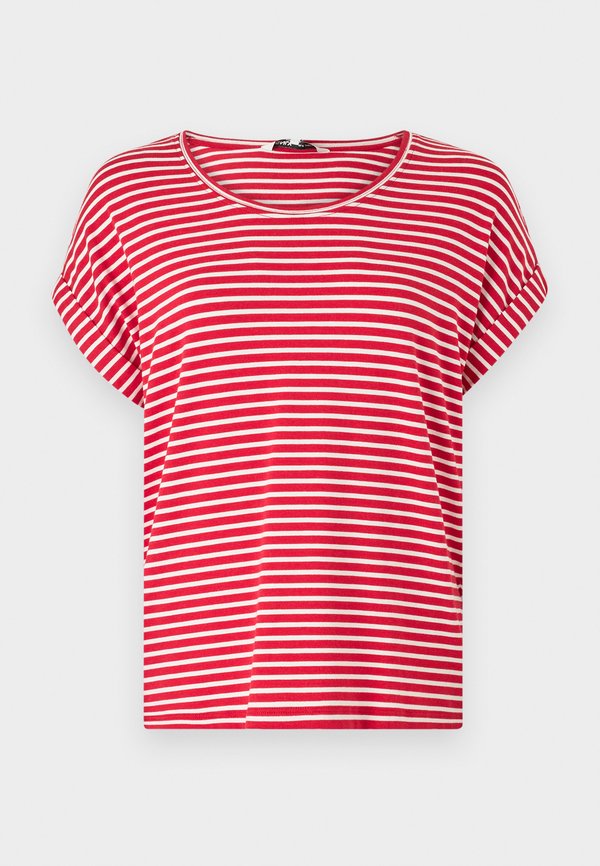 ONLY ONLMOSTER STRIPE S/S O-NECK  - Print T-shirt - lychee